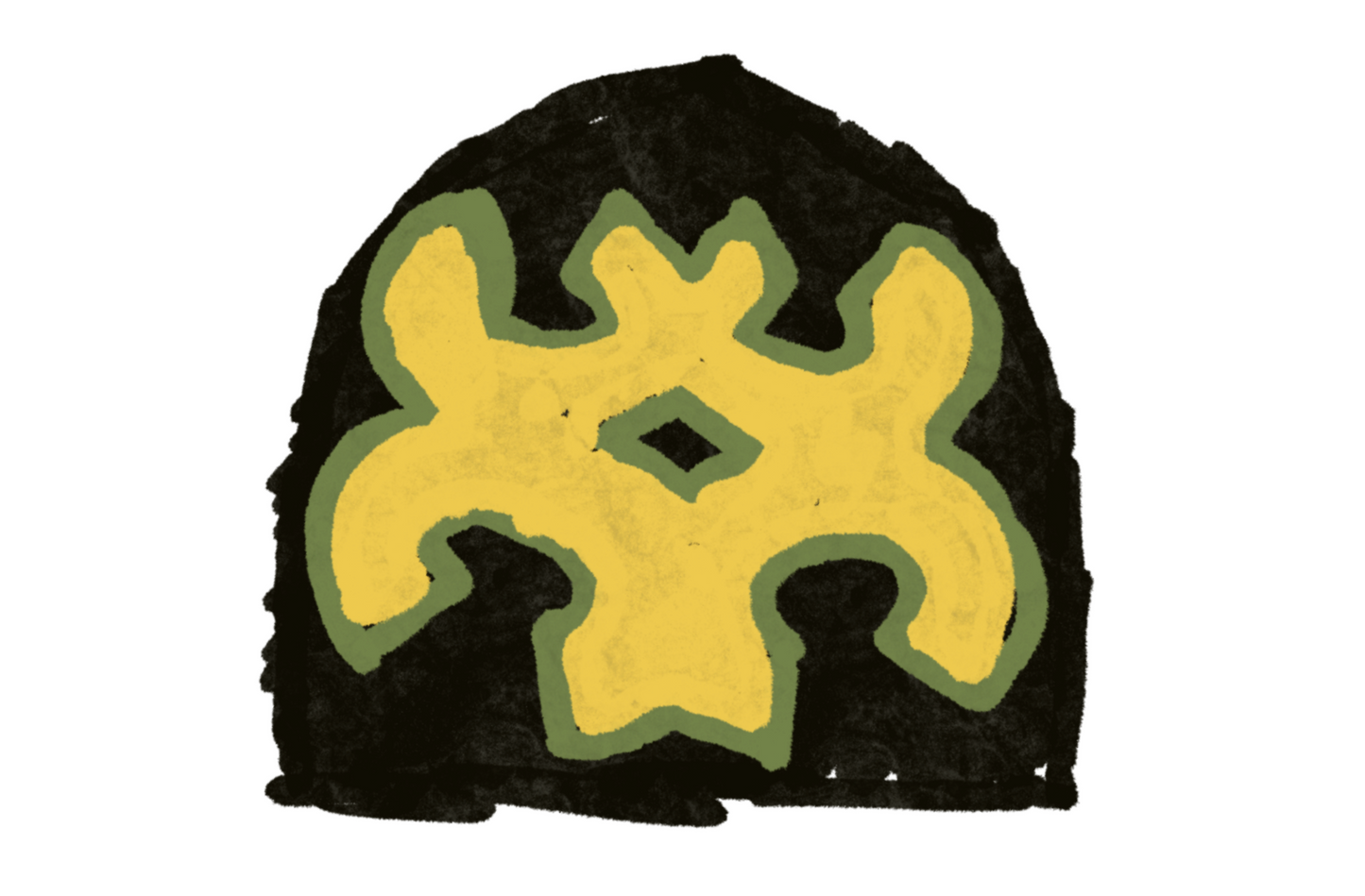 Green Two Sided *Fc Beanie