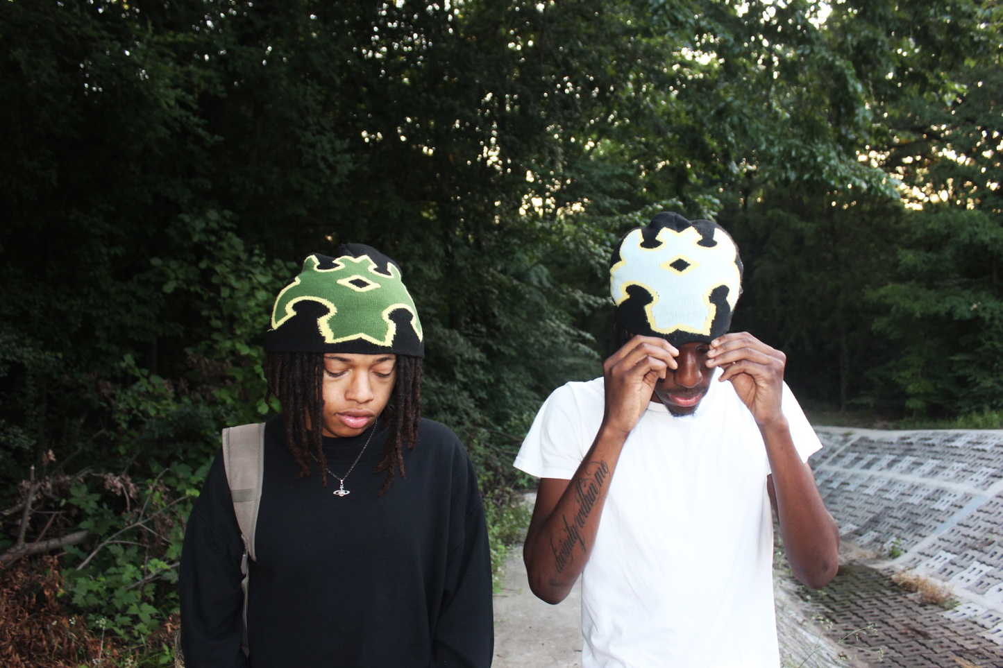 Green Two Sided *Fc Beanie